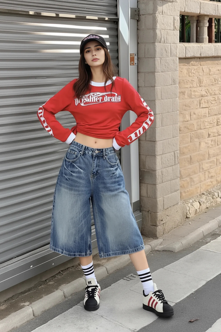 Baggy skater jorts (Female)