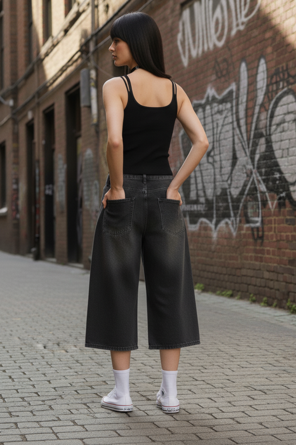 Short en jean vintage (Femme)