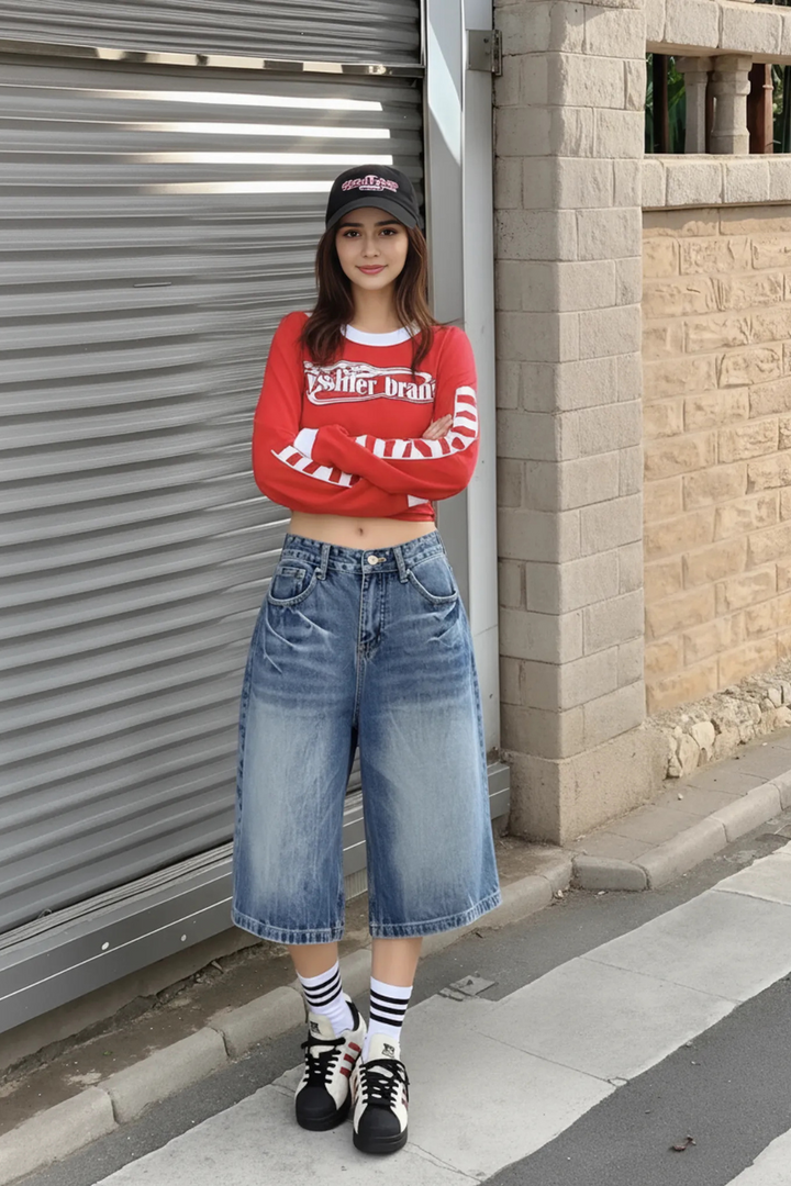 Baggy skater jorts (Female)