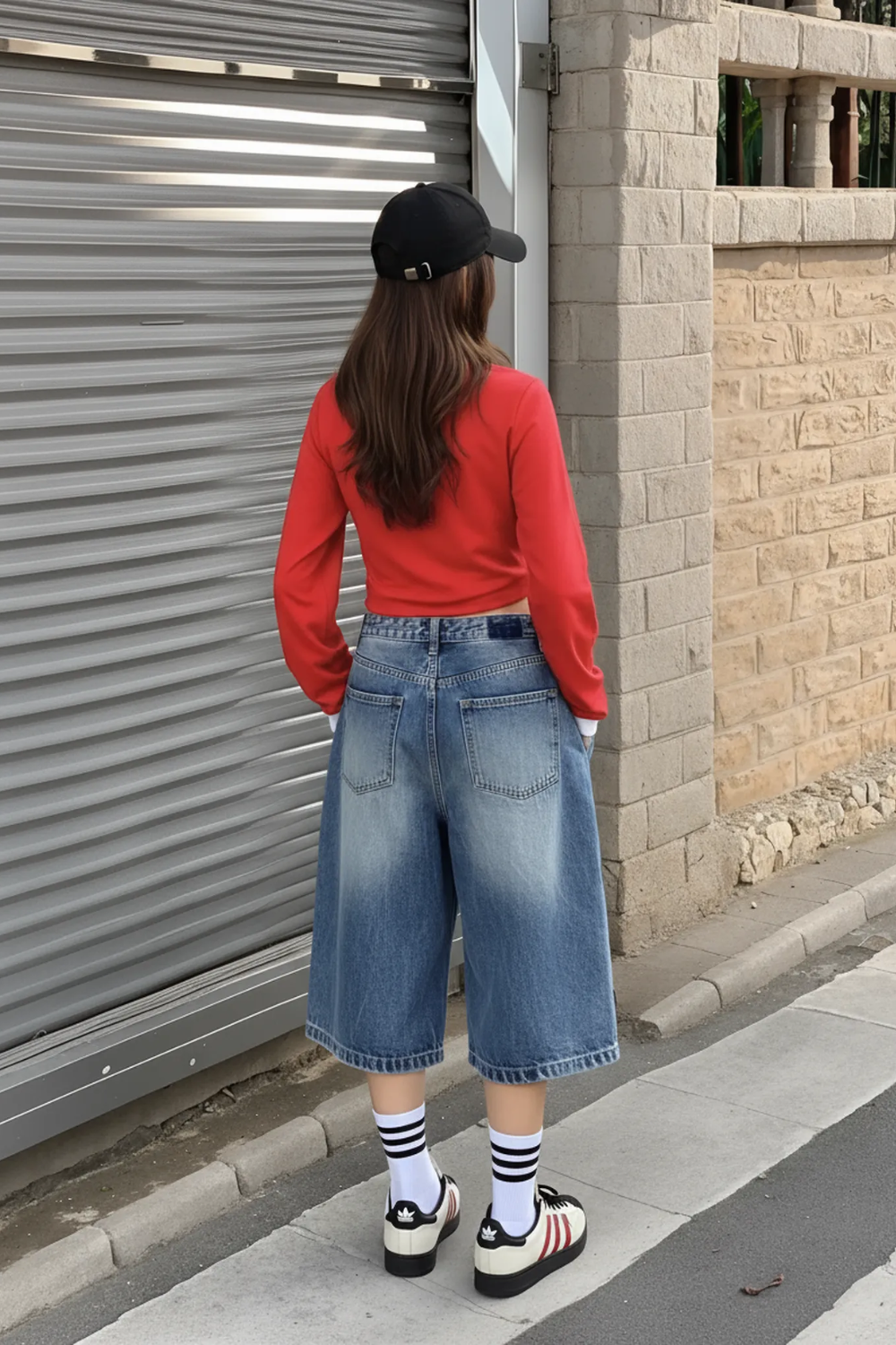 Baggy skater jorts (Female)