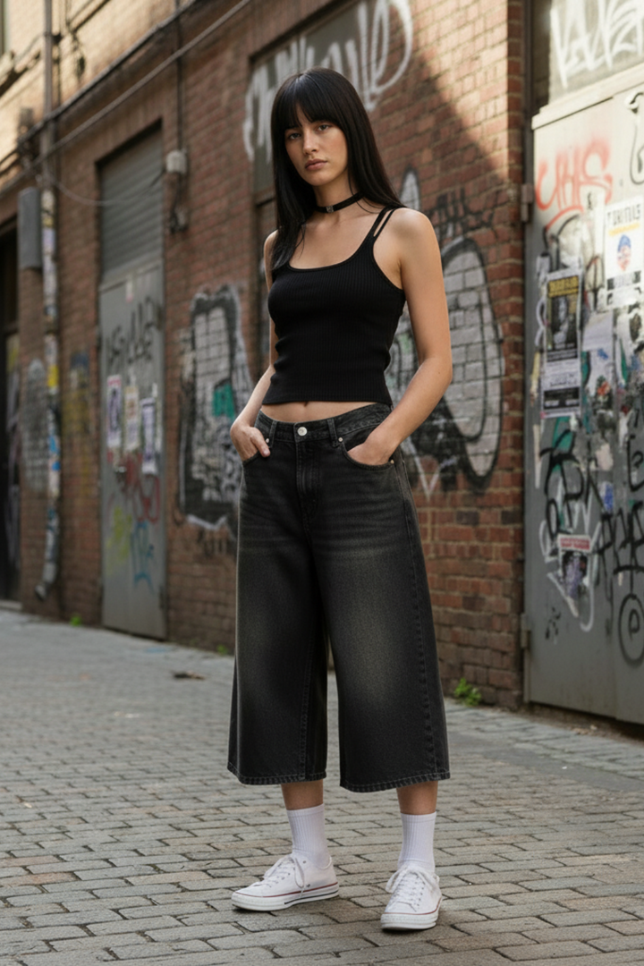 Short en jean vintage (Femme)